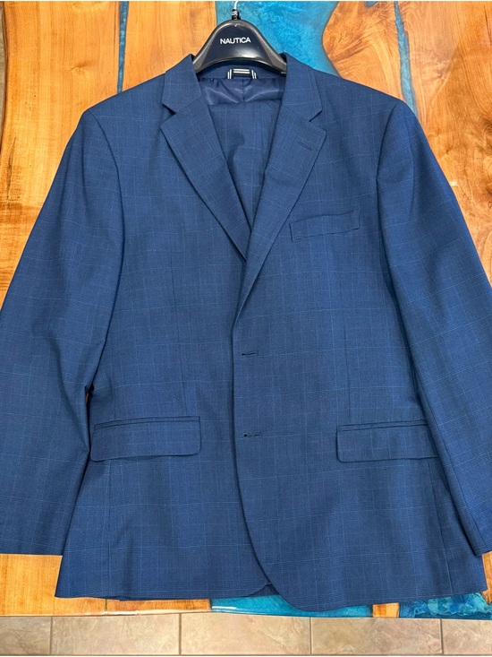 Nautica Other - Nautica Men's Blue Windowpane Sport Coat